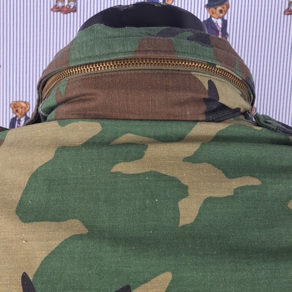 Cold-weather field full zip full snap lined hooded Sm Short camouflage jacket - Picture 7 of 10